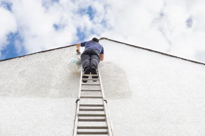 Peinture extérieure aux Ressuintes — façades et ravalement